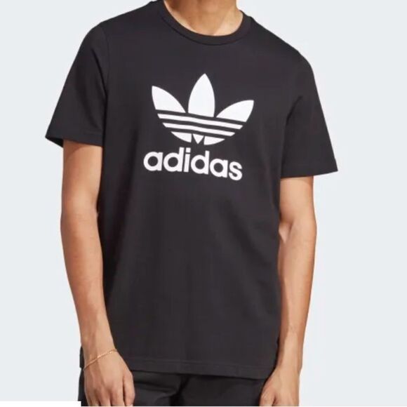 Addis Classics Trefoil Tee black/white Kids XL Nwt in packaging - Picture 1 of 5